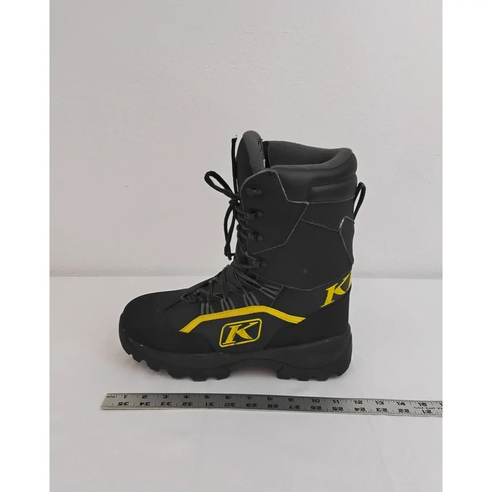 Klim Adrenaline GTX Snowmobile Boots 3108-002 Men's 10 Black Gore-tex #W4715